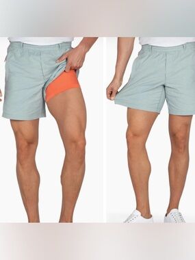 Birddogs XL Oxford chino 3-1 short 6” inseam lined “for your boomstick”